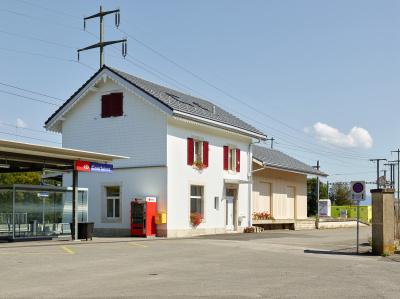 Railway station Courfaivre, Renovation - kleine Darstellung