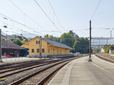 Railway station Moutier, storage hall Renovation - kleine Darstellung
