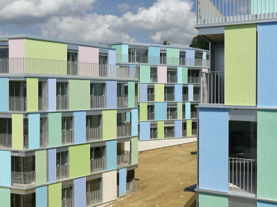 Housing Les Fiches Nord, construction - kleine Darstellung