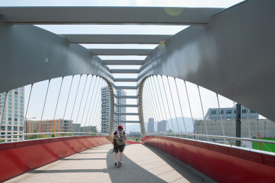 Passerelle Gleisbogen - kleine Darstellung