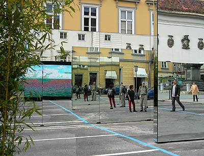 Die gespiegelte Stadt  - kleine Darstellung