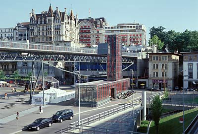 Interface des transports public Flon  - kleine Darstellung