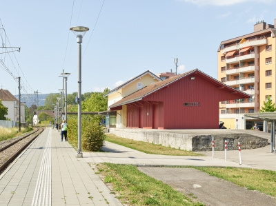 Bahnhof Bassecourt Renovierung - kleine Darstellung