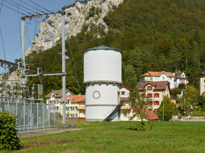 Railway station Moutier, watertower Renovation - kleine Darstellung