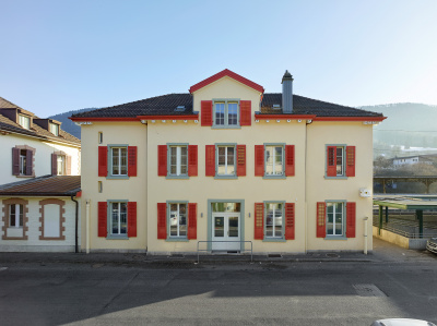 Bahnhof Sonceboz, Renovierung - kleine Darstellung