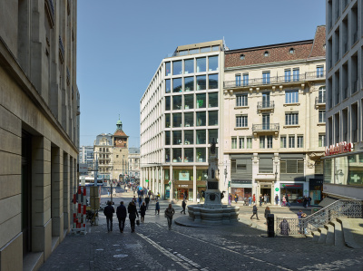 Administrationbuilding Rue du Rhône, Renovation - kleine Darstellung