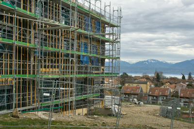 Wohn-und Pflegezentrum Etoy 1, Bauarbeiten - kleine Darstellung