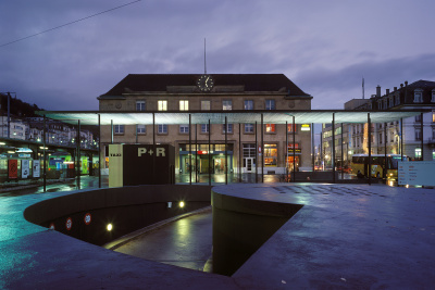 Überdachung Bahnhofsplatz - kleine Darstellung