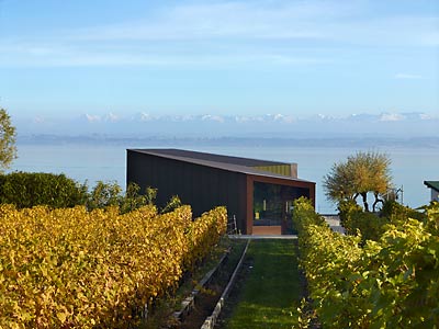 Boathouse at the lake Neuchâtel - kleine Darstellung