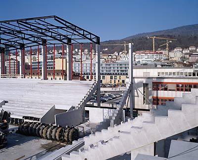 Complexe multifonctionnel La Maladière Konstruktion  - kleine Darstellung