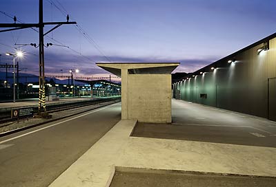 Railway station Delemont - kleine Darstellung