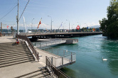 Pont flottant du Mont Blanc