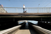 Pont flottant du Mont Blanc