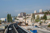 Bauarbeiten Autoroute A5, Serrie