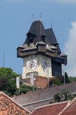 Graz03-Uhrturm und Schattenturm