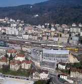 Luftaufnahme Neuchâtel Bahnhofsa