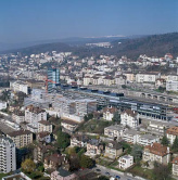Luftaufnahme Neuchâtel Bahnhofsa