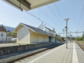 Bahnhof Courfaivre Renovierung