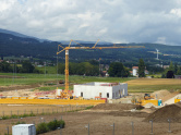 Bauarbeiten Lagerhalle Celgene