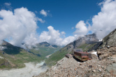 Berghütte am Moirygletscher