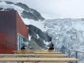 Berghütte am Moirygletscher