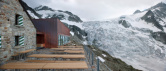 Berghütte am Moirygletscher