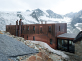 Berghütte am Moirygletscher