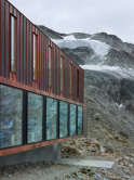 Berghütte am Moirygletscher