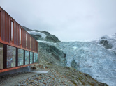 Berghütte am Moirygletscher