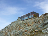 Berghütte am Moirygletscher