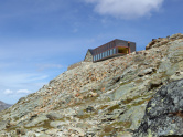 Berghütte am Moirygletscher