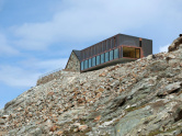 Berghütte am Moirygletscher