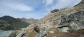 Berghütte am Moirygletscher