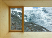 Berghütte am Moirygletscher