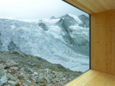 Berghütte am Moirygletscher