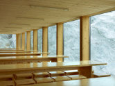 Berghütte am Moirygletscher