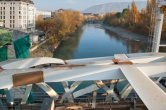 Construction du pont de Wilsdorf