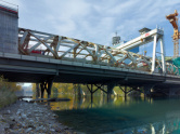 Construction du pont de Wilsdorf