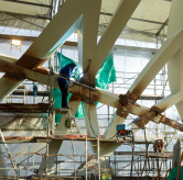 Construction du pont de Wilsdorf