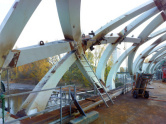 Construction du pont de Wilsdorf