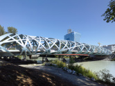 Construction du pont de Wilsdorf