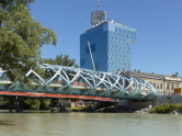 Construction du pont de Wilsdorf