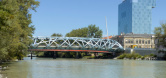 Construction du pont de Wilsdorf