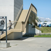 Fussgänger-Fahrradbrücke über di