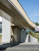 Fussgänger-Fahrradbrücke über di
