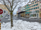 Place du 1er Aout, Aussenraumges