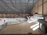 Eislaufhalle Clientiis Arena, Um