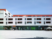 Centre commercial, logements pla