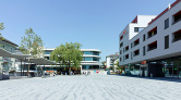 Centre commercial, logements pla