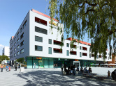 Centre commercial, logements pla